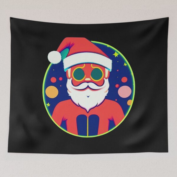 Item preview, Space Santa Retro Vintage Christmas designed and sold by itzbart.