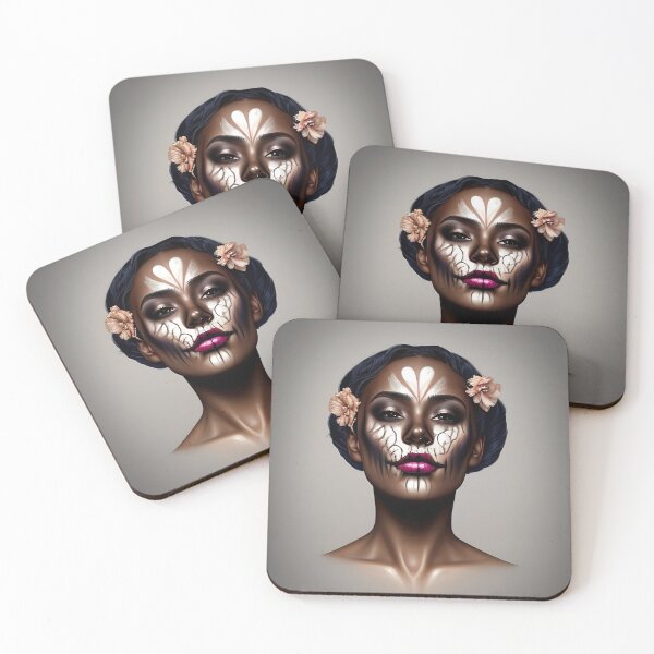 Item preview, Personification of Mother Earth. Black woman with earthly makeup designed and sold by AnimeAero.