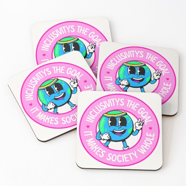 Item preview, Inclusivity's The Goal, It Makes Society Whole - Cute LGBT Earth designed and sold by Picket Club.
