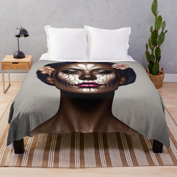 Item preview, Personification of Mother Earth. Black woman with earthly makeup designed and sold by AnimeAero.