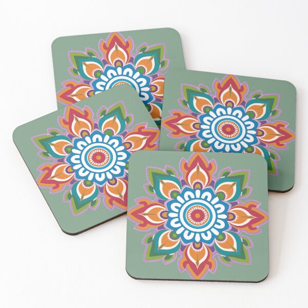 Item preview, Indian Rangoli Design designed and sold by Jollys-ArtShop.