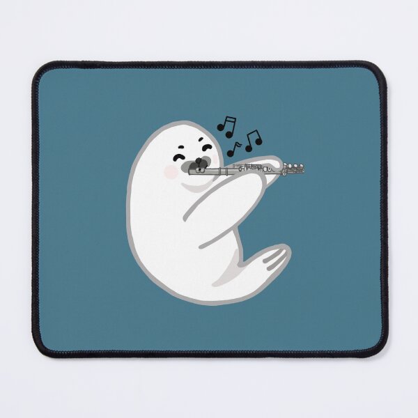 Item preview, Flute Harp Seal designed and sold by SquishyFishies .