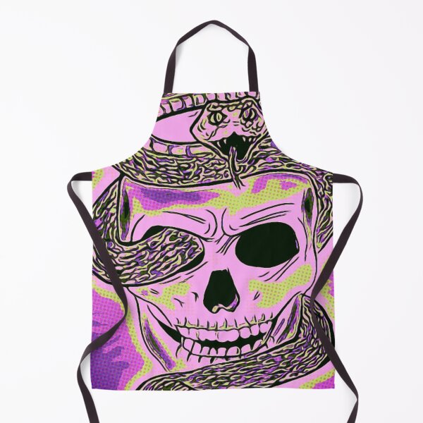 Item preview, Purple Slithering Snake on a Skull designed and sold by gleefulme.