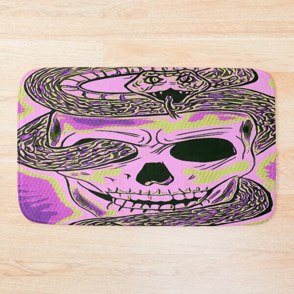 Item preview, Purple Slithering Snake on a Skull designed and sold by gleefulme.