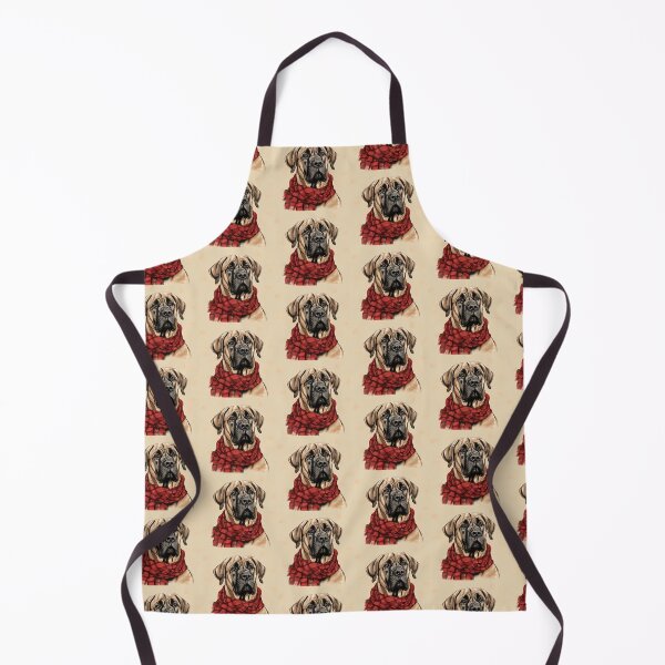Item preview, Fila Brasileiro Christmas Plaid Watercolor designed and sold by rafaeltto.