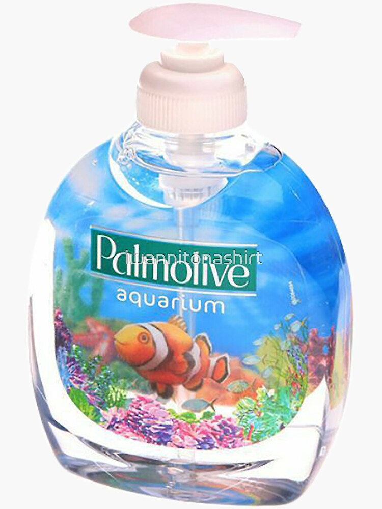 Thumbnail 3 of 3, Sticker, Aquarium Soap Palmolive designed and sold by iwannitonashirt.
