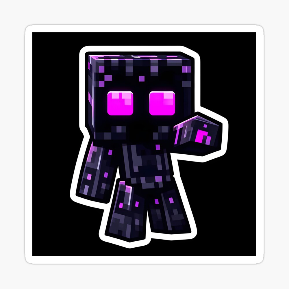 Minecraft Enderman skin | Art Board Print