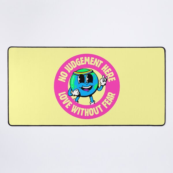 Item preview, No Judgement Here, Love Without Fear - Cute LGBT Earth designed and sold by Picket Club.