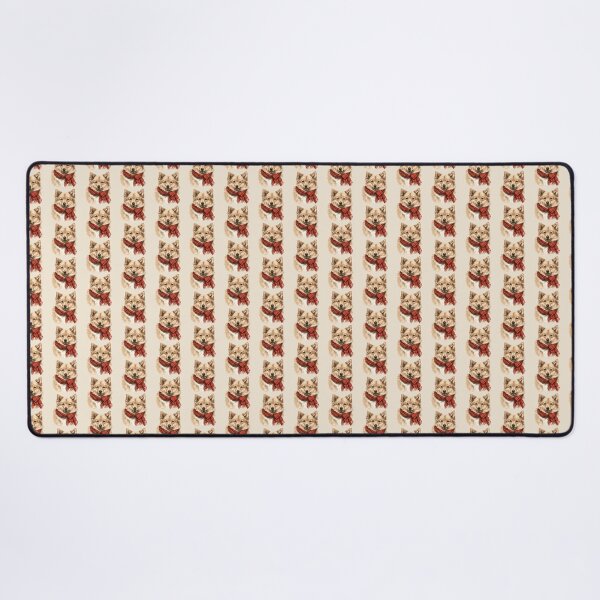 Item preview, Finnish Spitz Christmas Plaid Watercolor designed and sold by rafaeltto.