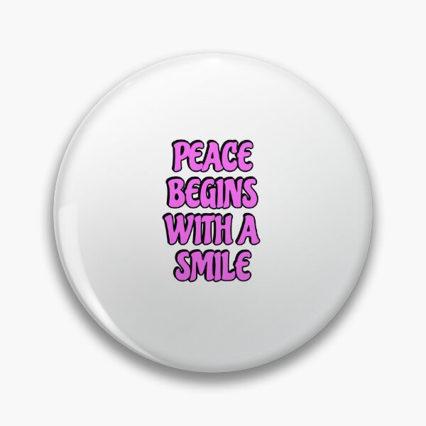 Item preview, Peace Begins With A Smile designed and sold by Inspirationmotivation.