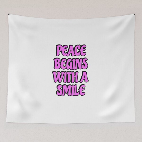 Item preview, Peace Begins With A Smile designed and sold by Inspirationmotivation.