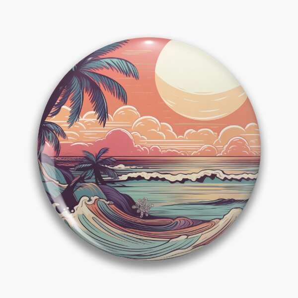 Item preview, Beach Vibes Circle designed and sold by SipandStan.
