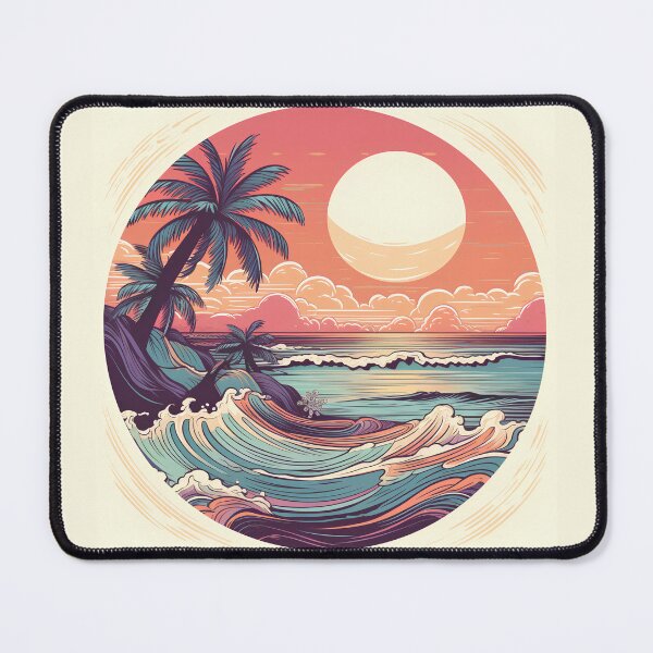 Item preview, Beach Vibes Circle designed and sold by SipandStan.