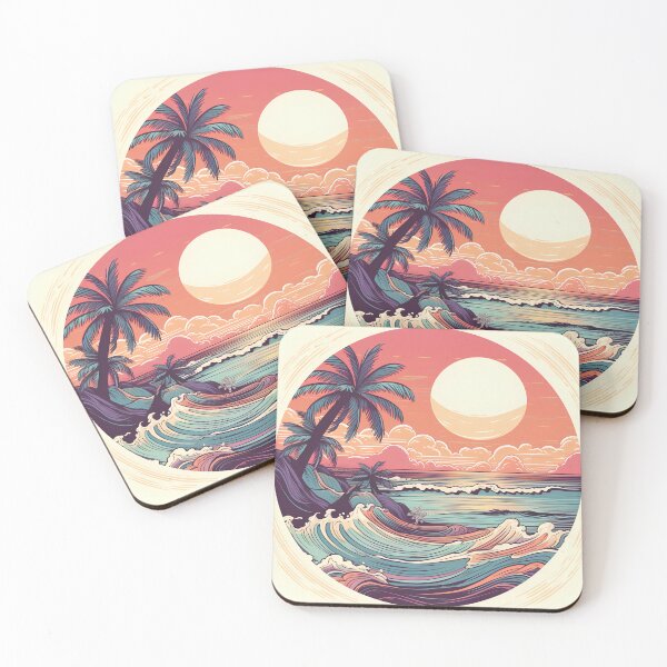 Item preview, Beach Vibes Circle designed and sold by SipandStan.