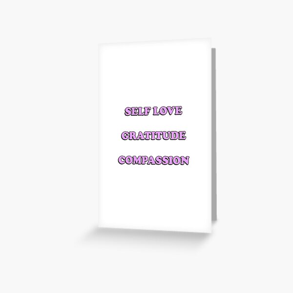 Artikel-Vorschau von Aufkleberpaket mit positiven Affirmationen – Selbstliebe, Dankbarkeit, Mitgefühl, designt und verkauft von Inspirationmotivation.