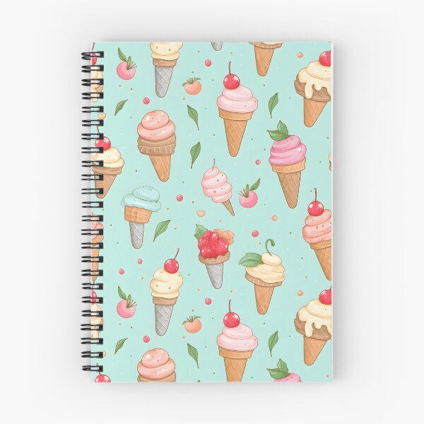 Item preview, ice cream in pastel background designed and sold by ThechampArt.