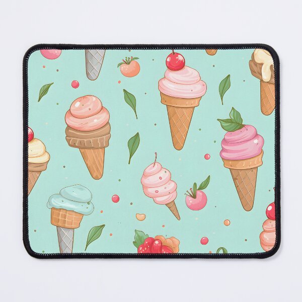 Item preview, ice cream in pastel background designed and sold by ThechampArt.