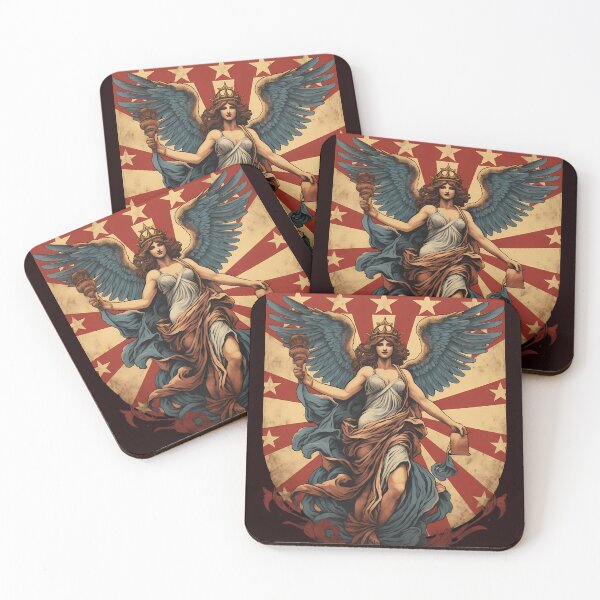 Item preview, Patriotic Winged Victory designed and sold by TheArtOfLiberty.