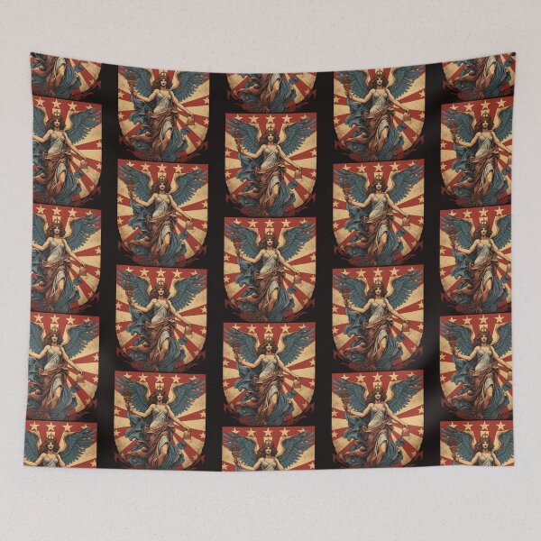 Item preview, Patriotic Winged Victory designed and sold by TheArtOfLiberty.