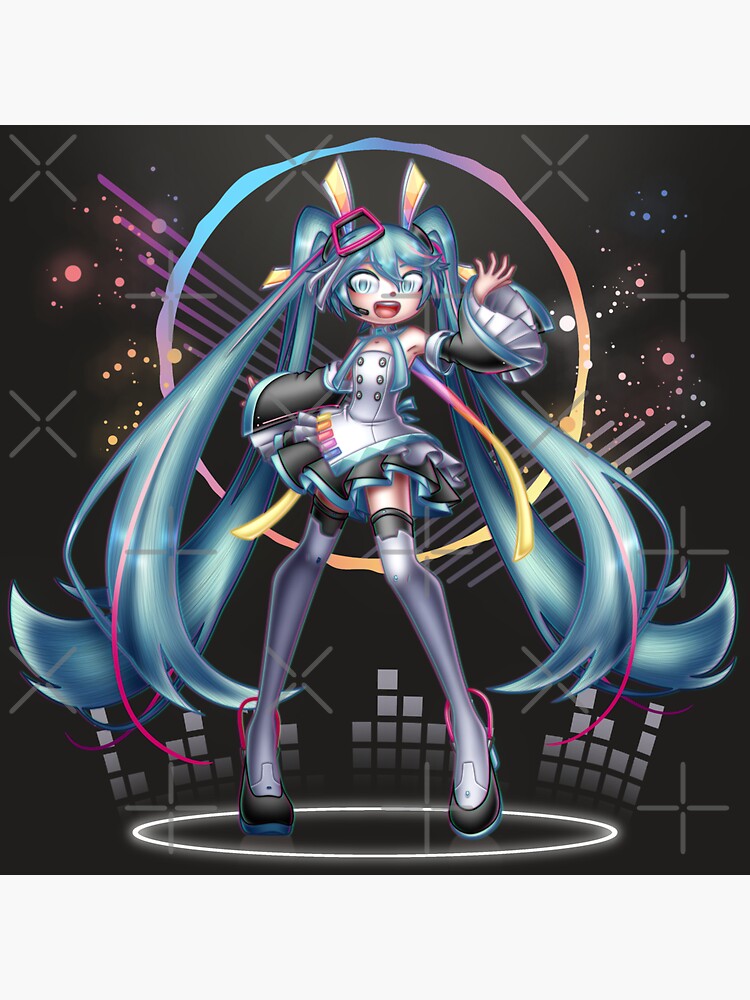 Hatsune Miku Sticker for Sale by MrPiePia