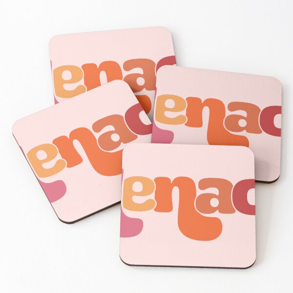 Item preview, I'm a Menace Retro Typography Pinks, Read, and Orange designed and sold by ConfettiCreate.