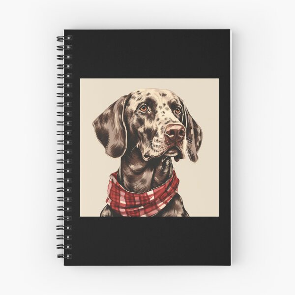 Item preview, German Shorthaired Pointer Christmas Plaid Watercolor designed and sold by rafaeltto.