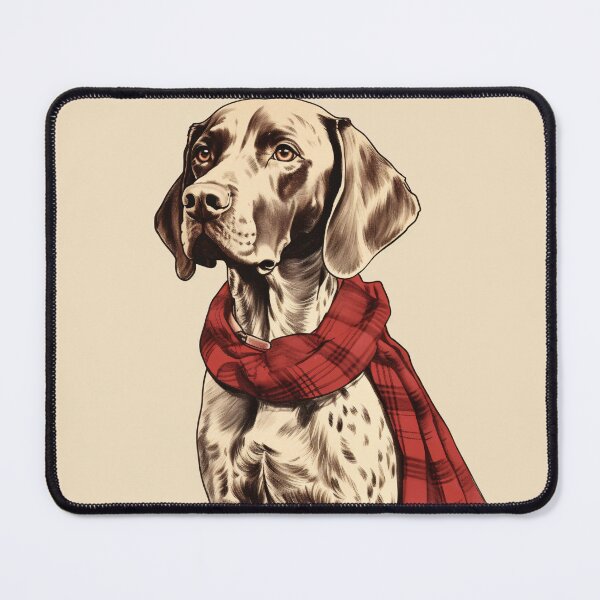 Item preview, German Shorthaired Pointer Christmas Plaid Watercolor designed and sold by rafaeltto.