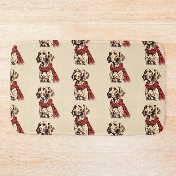 Item preview, German Shorthaired Pointer Christmas Plaid Watercolor designed and sold by rafaeltto.