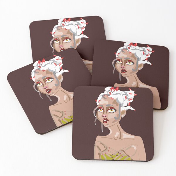Item preview, Rat girl illustration designed and sold by ThunderWitch.
