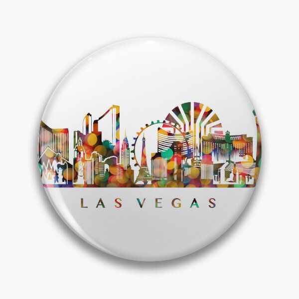 Item preview, Las Vegas City Colorful Landscape designed and sold by Elenia Design.