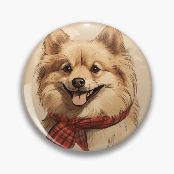 Artikelvorschau, German Spitz Christmas Plaid Watercolor entworfen und verkauft von rafaeltto.