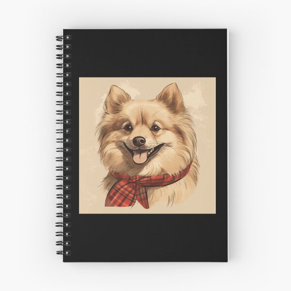 Item preview, German Spitz Christmas Plaid Watercolor designed and sold by rafaeltto.