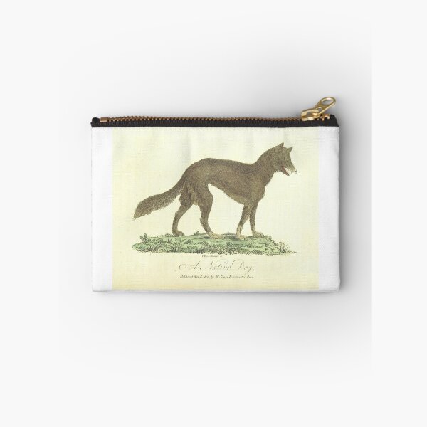 Item preview, A Native Dog from New South Wales Vintage Color Monograph Drawing Doglovers Gift designed and sold by ElegantTeaTime.