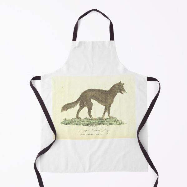Item preview, A Native Dog from New South Wales Vintage Color Monograph Drawing Doglovers Gift designed and sold by ElegantTeaTime.
