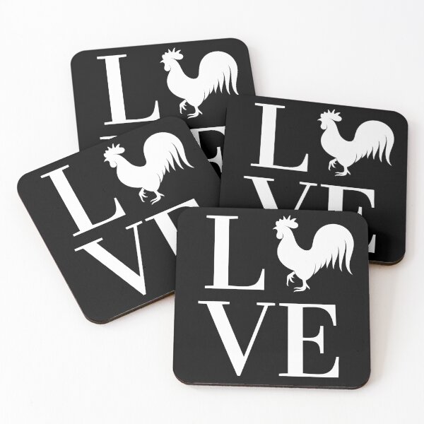 Item preview, Love Spelled with Rooster designed and sold by RedPumpFlash.