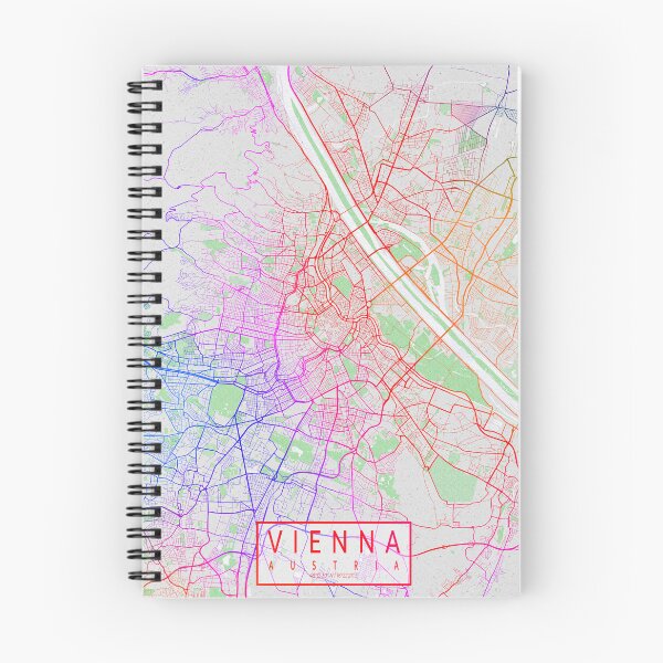 Item preview, Vienna City Map of Austria - Colorful designed and sold by deMAP.