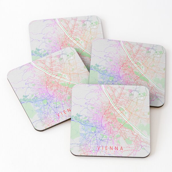 Item preview, Vienna City Map of Austria - Colorful designed and sold by deMAP.