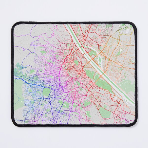 Item preview, Vienna City Map of Austria - Colorful designed and sold by deMAP.