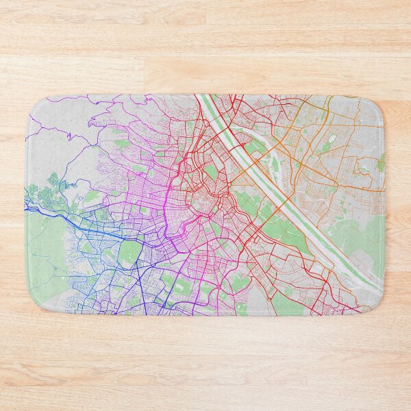 Item preview, Vienna City Map of Austria - Colorful designed and sold by deMAP.