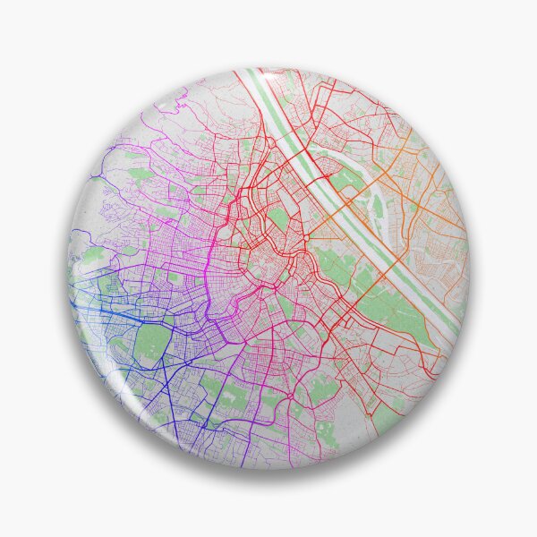 Item preview, Vienna City Map of Austria - Colorful designed and sold by deMAP.