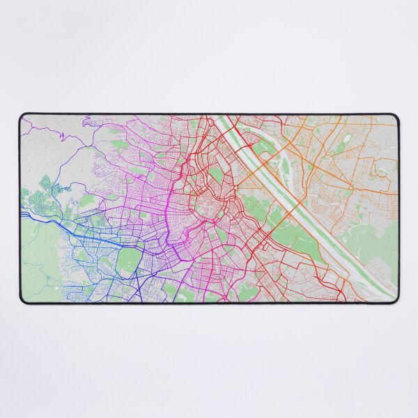 Item preview, Vienna City Map of Austria - Colorful designed and sold by deMAP.
