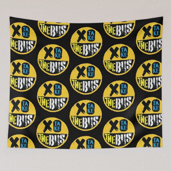 Item preview, Urban Happy Fac TAKE THE BUS | Street Art Style Design designed and sold by pelagio.