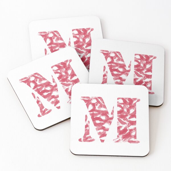 Item preview, M letter made with kisses  designed and sold by DES1GN1T.