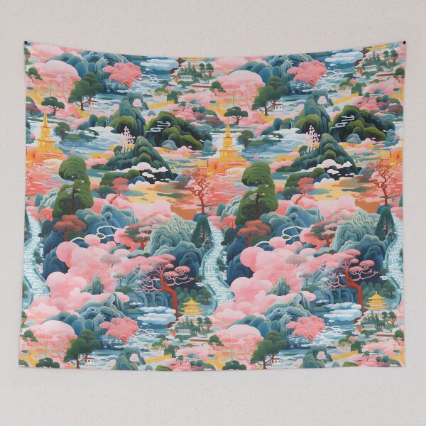Item preview, Fantasy Dream Garden, Oil Painting Seamless Tileable Graphic, No.0009 designed and sold by BrotherQY.