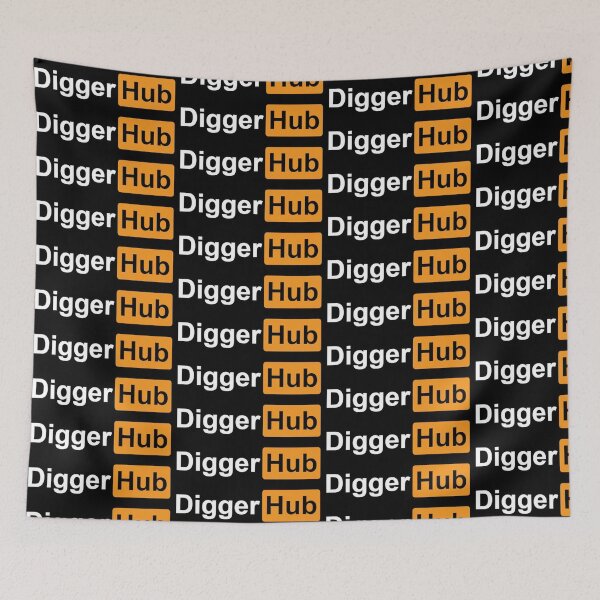 Item preview, Digger Hub - Porn Hub Logo designed and sold by RENAGADE4LYF.