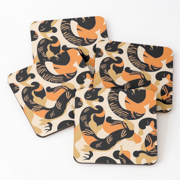 Item preview, Abstract Forms Of Snakes With Tiger Stripes 	 	 designed and sold by cnruzddzim21.