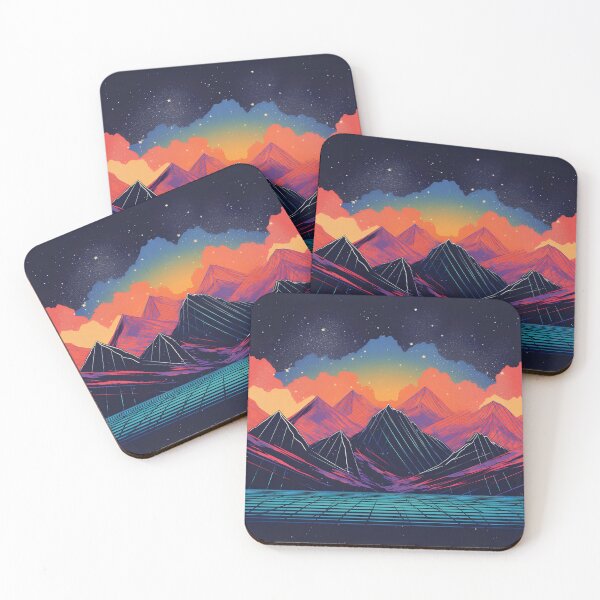 Item preview, Futuristic Mountain Sky designed and sold by SipandStan.