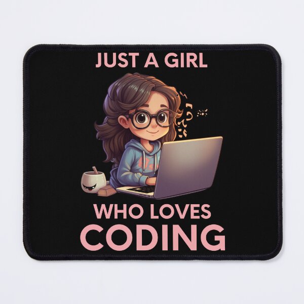 Item preview, Just A Girl Who Loves Coding Geek Coding Women designed and sold by ArtFromBeyond.