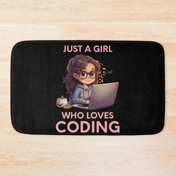 Item preview, Just A Girl Who Loves Coding Geek Coding Women designed and sold by ArtFromBeyond.