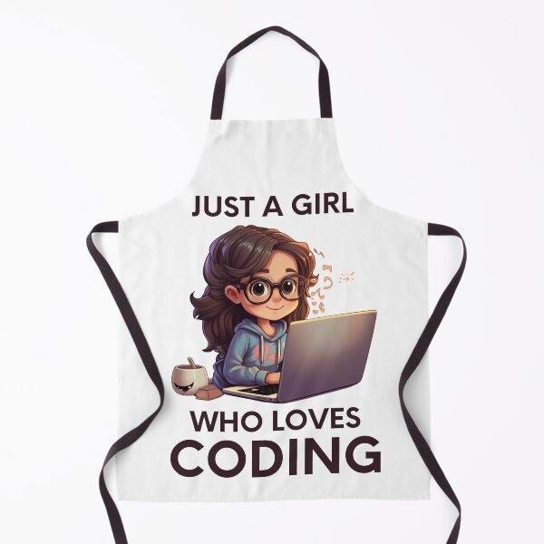 Item preview, Just A Girl Who Loves Coding Geek Coding Women designed and sold by ArtFromBeyond.